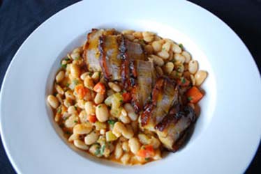 Dram pork and beans