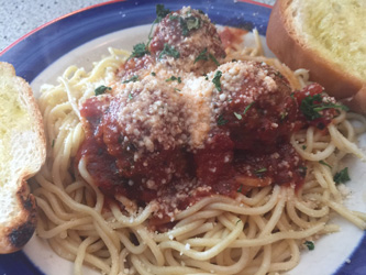 nabeel's cafe spaghetti and meatballs