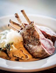 primeaux rack of lamb