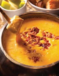 the melting pot bourbon bacon cheese fondue